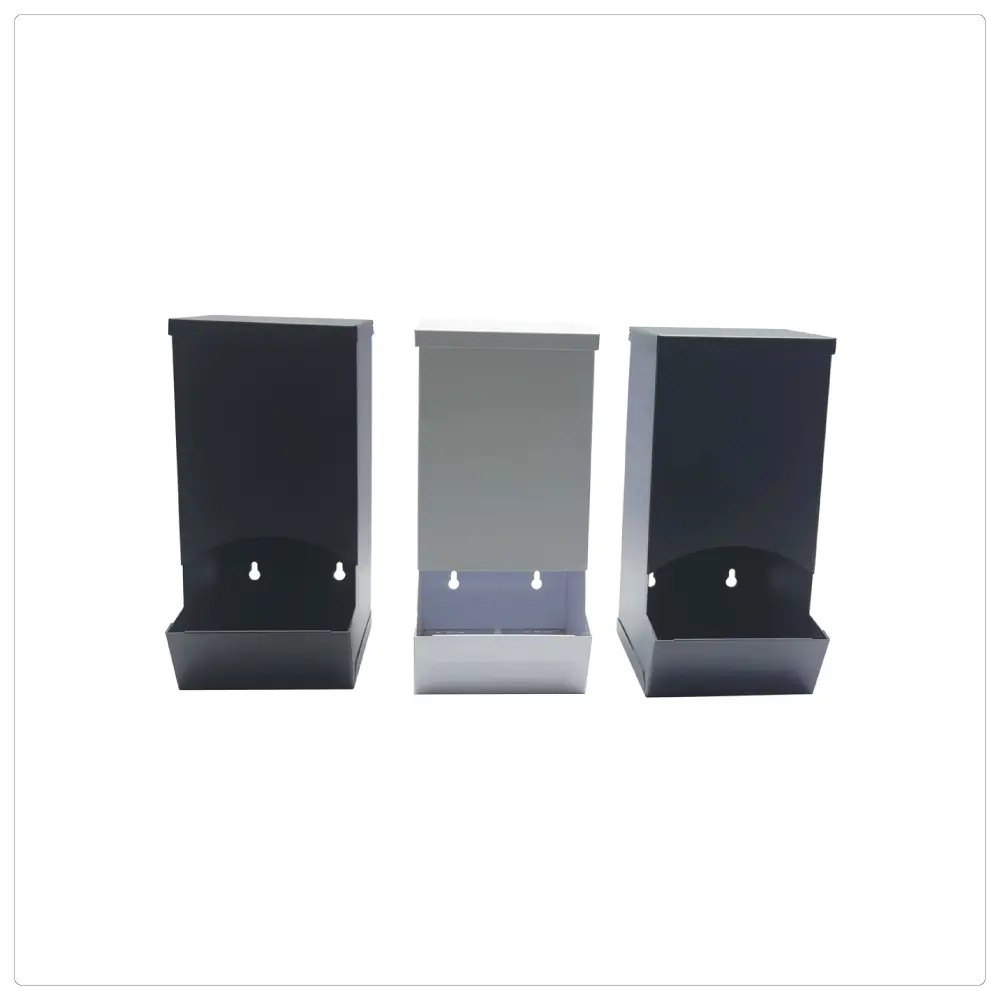 Metal Condom Dispensers Single Square Design