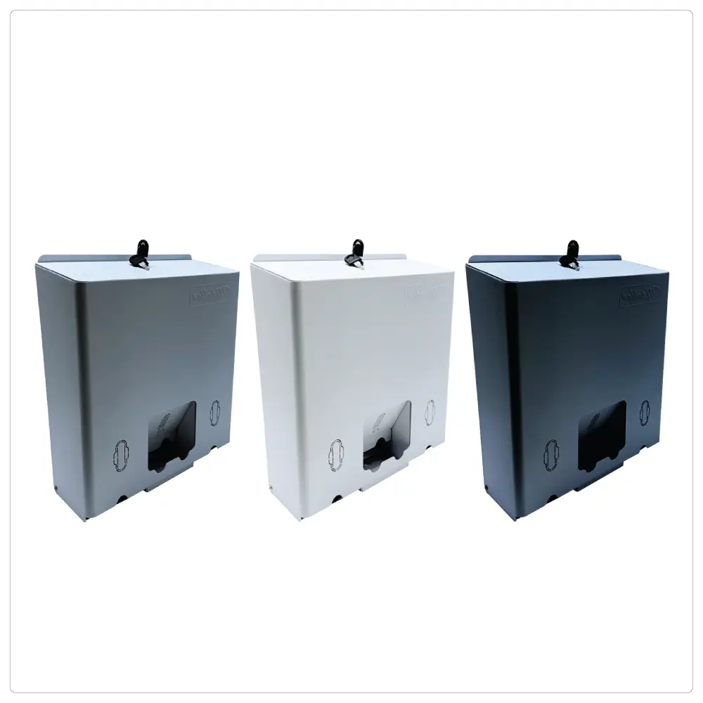 Metal Feminine Care Dispensers Duo