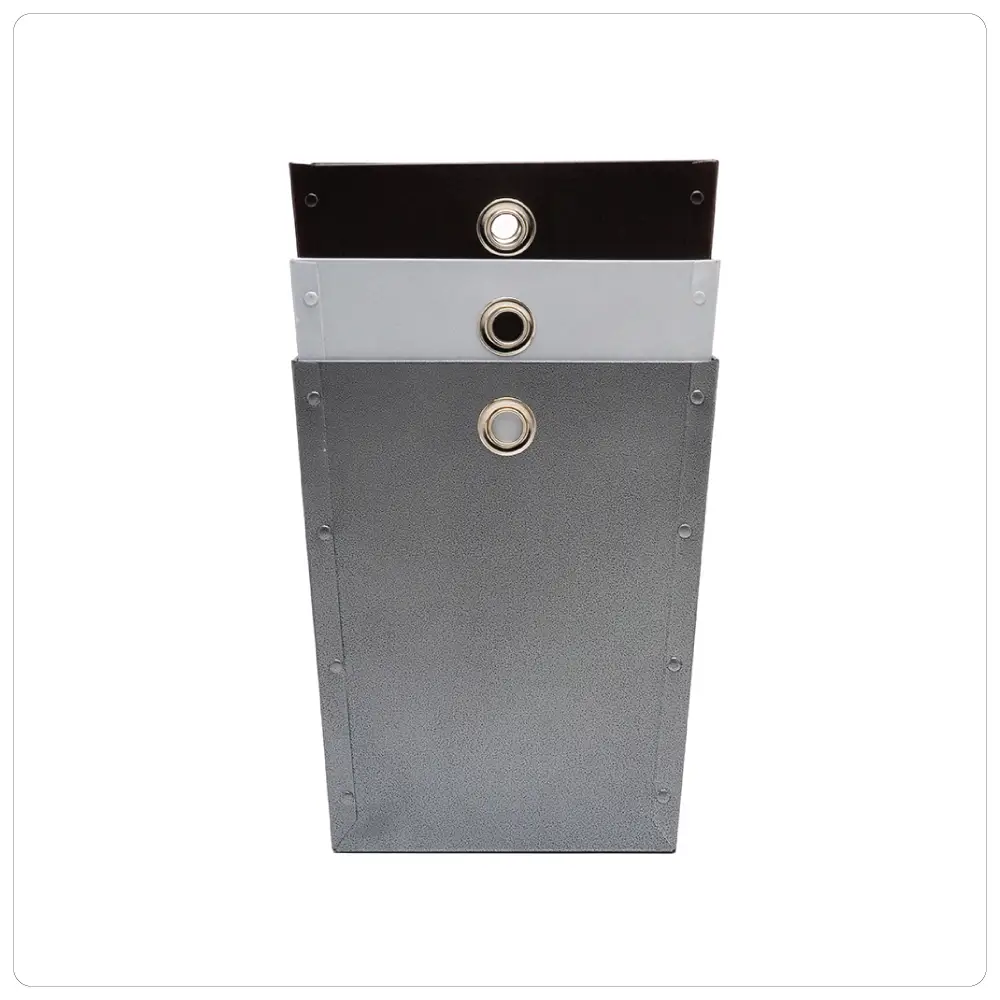 Metal Floor Waste Bin - Square shape