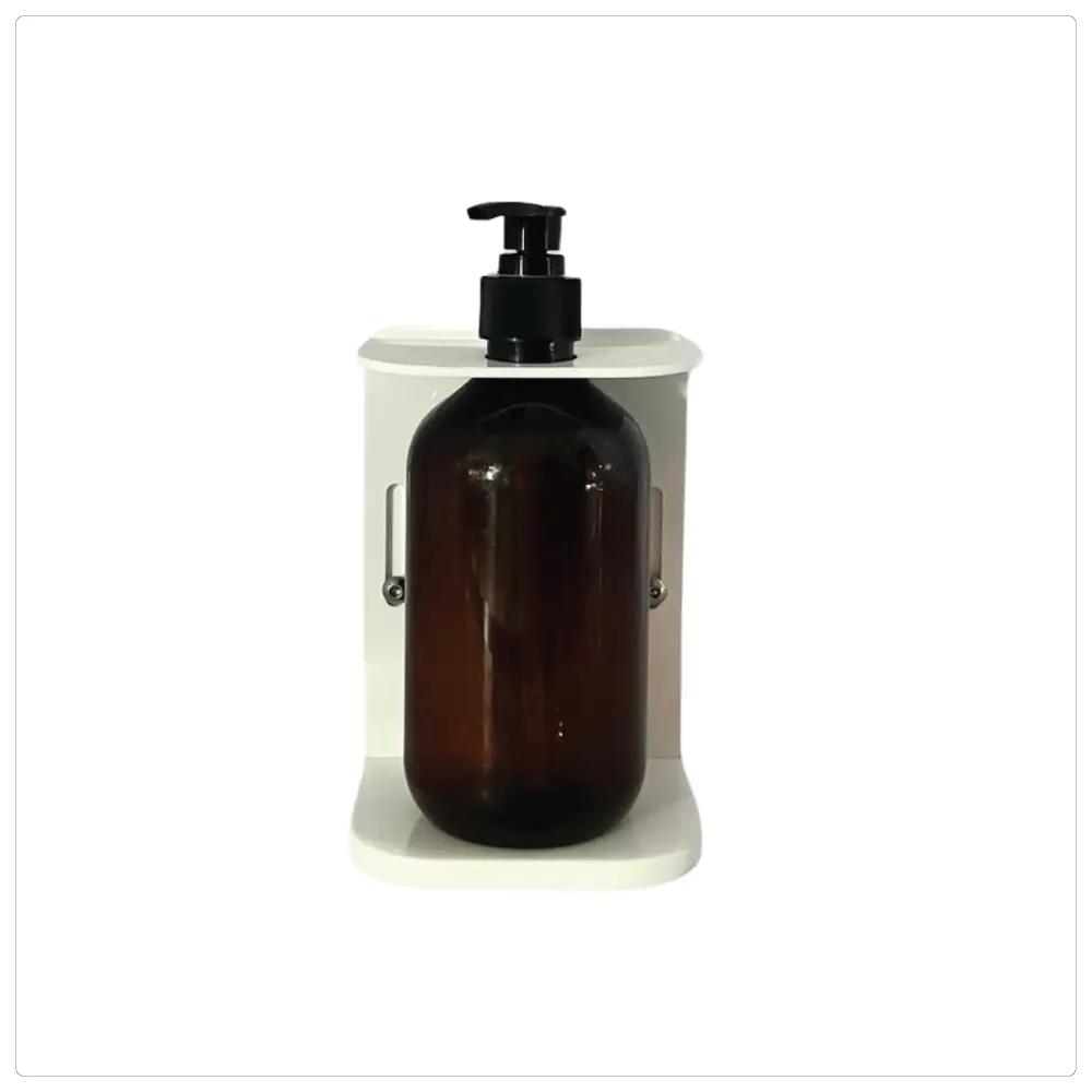 Single Acrylic Shower Bottle Holder